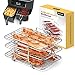AIEVE Heißluftfritteuse Grillrost Dehydrate Rack kompatibel mit Ninja Foodi Heißluftfritteuse AF300EU Multifunktional Stapelbar Zubehör für Air Fryer
