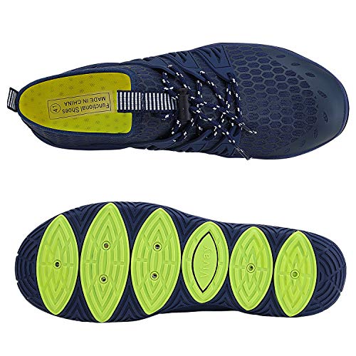 Image of MAYZERO Water Shoes Men Women Swim Surf Shoes Beach Pool Shoes Wide Toe Hiking Aqua Shoes Winter House Slippers