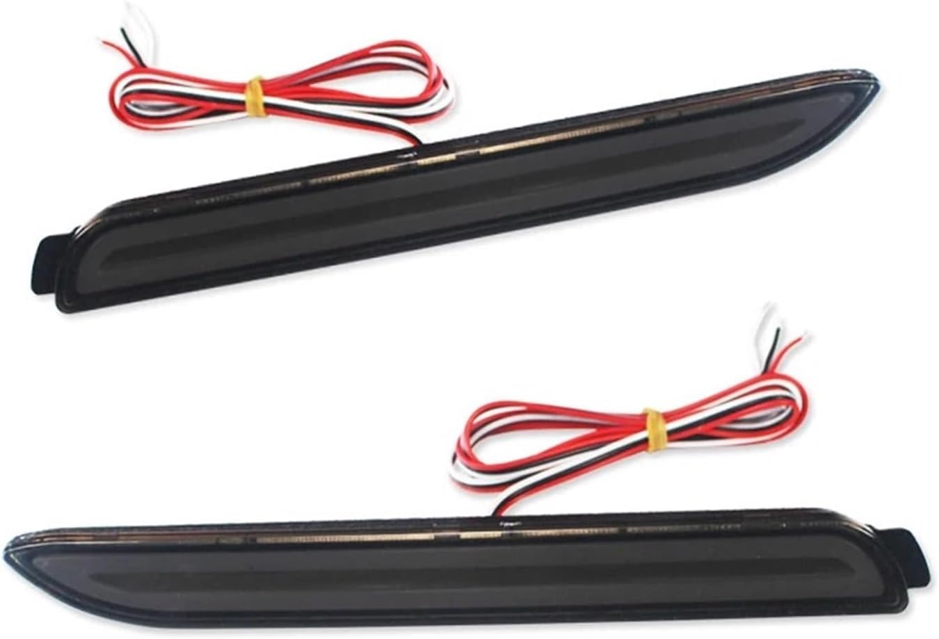 Car Bumper Reflector Lights | Compatible With Toyota RAV4 Harrier Sienna EZ Alphard Aygo | Compatible With Lexus GX470 RX300 5630 NX RC Tail/Brake,Rear Fog Lamp(Smoke Lens)