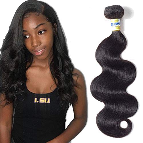 CCOLLEGE 8A Brazilian Virgin Human Hair 1 Bundle Body Wave Weft 100% Real Human Hair Extensions Natural Color (14)
