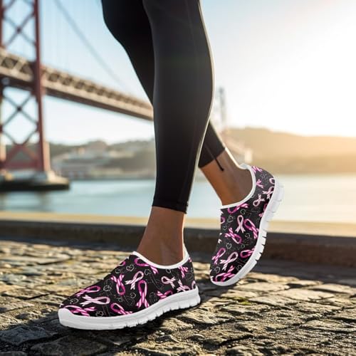 Image of Floral Sneakers for Women Colorful Art Shoes for Women Slip On Casual Work Shoes