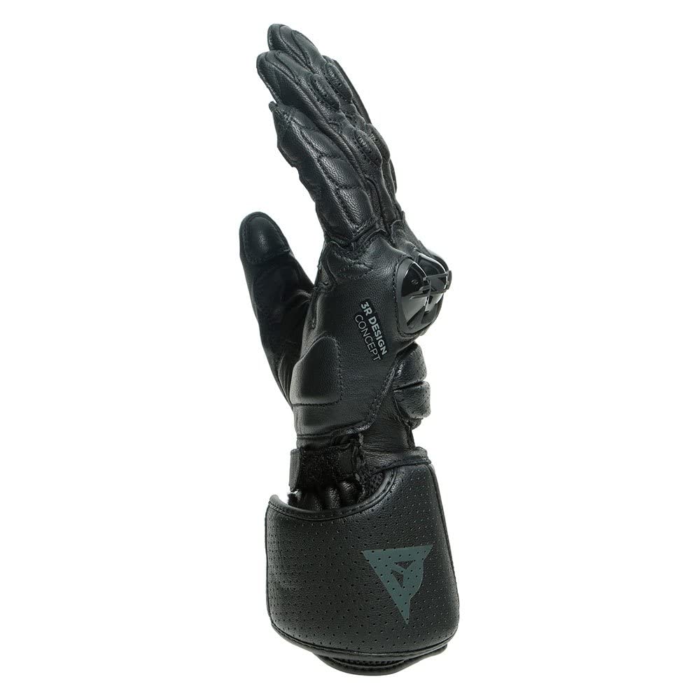Dainese - Impeto Gloves, Guanti da Moto in Pelle con Protezioni sulle Nocche, Compatibilità Touch Screen, Guanti Moto Unisex, da Uomo o Donna