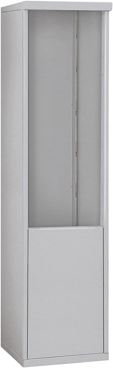 Salsbury Industries 3911S-ALM Free-Standing Enclosure for 3711 Single Column, Aluminum