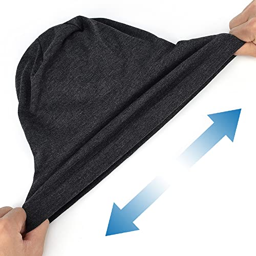 Einskey Slouchy Beanie For Men & Women, 2-Pack Oversize Long Skull Cap Large Knit Hat For All Seasons #TOP3