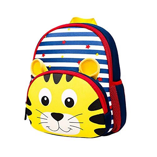 Mochila Preescolar para niños Dibujos Animados de pequeño Animal Mono Casual Durable