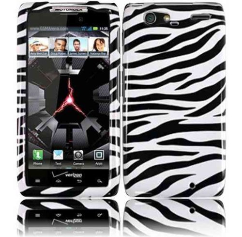 Black White Zebra Hard Faceplate Cover Phone Case for Motorola Droid Razr Maxx XT913 XT916