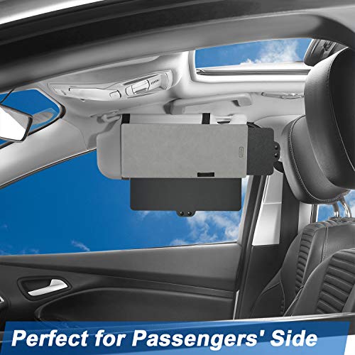 SAILEAD Gray Sun Visor Sunshade Extender for Car, Side Window Sun Visor Extender Windshield Sunshade and UV Rays Blocker, 1 Pack, Gray