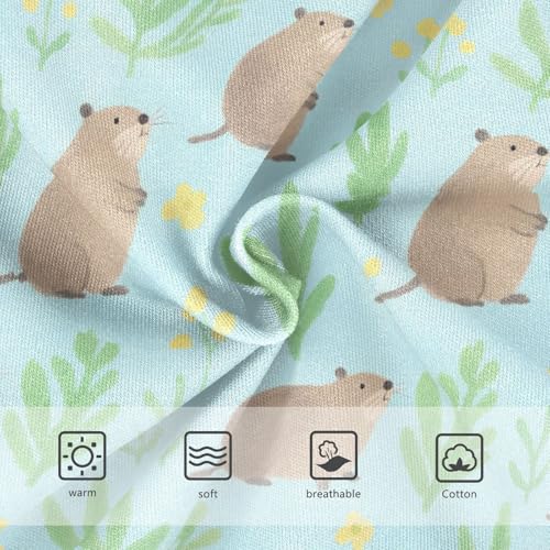 GuoChe Organic Cotton Panties Breathable Panties Briefs Underwear for Kid3