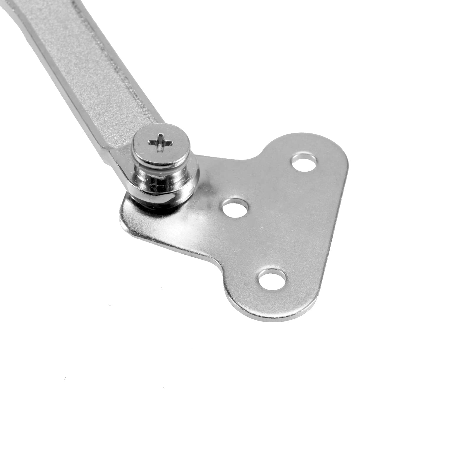 ZEONHEI Pack of 4 Flap Fitting Flap Support, Soft Close Lid Support Hinges with Screws and Allen Key - Image 4