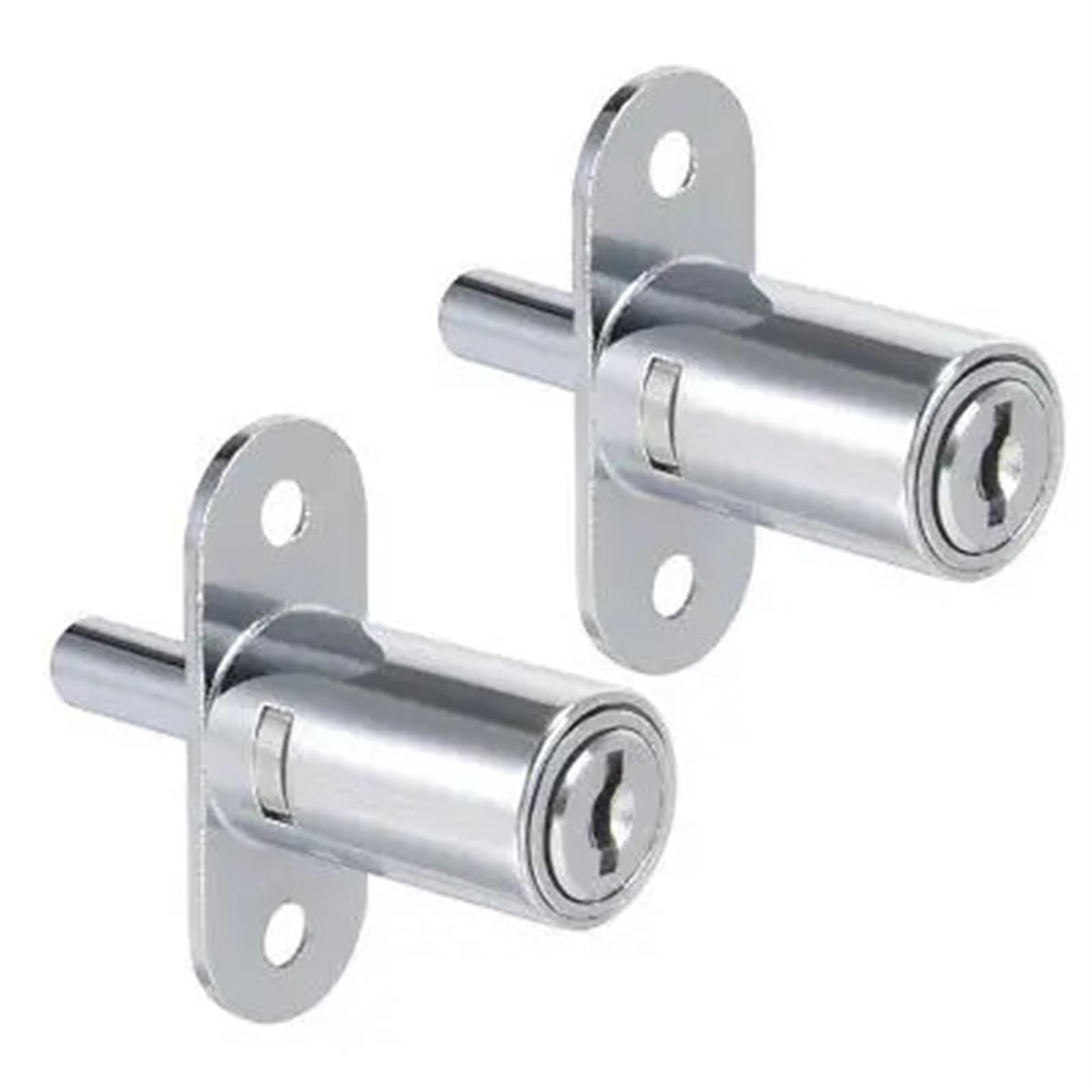 Serrure à piston poussoir 19 mm pour bloquer l'ouverture des portes coulissantes