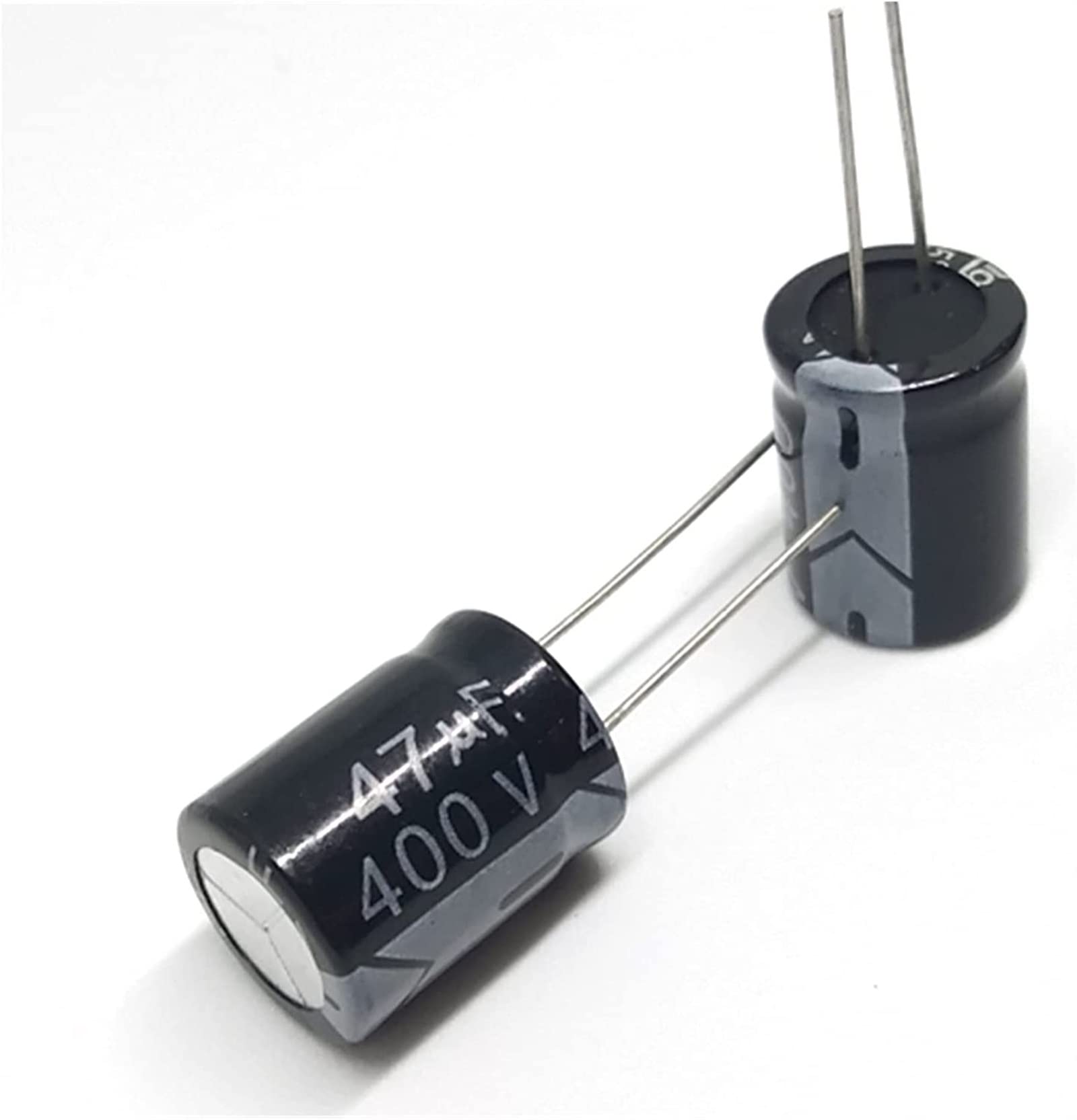 Accesorios electrónicos Kit de condensadores 10 unids/lote condensador electrolítico de aluminio 47 UF 400 V 16 * 22mm 47uf 400v 400V 47UF condensadores electrolíticos Dispositivos electrónicos