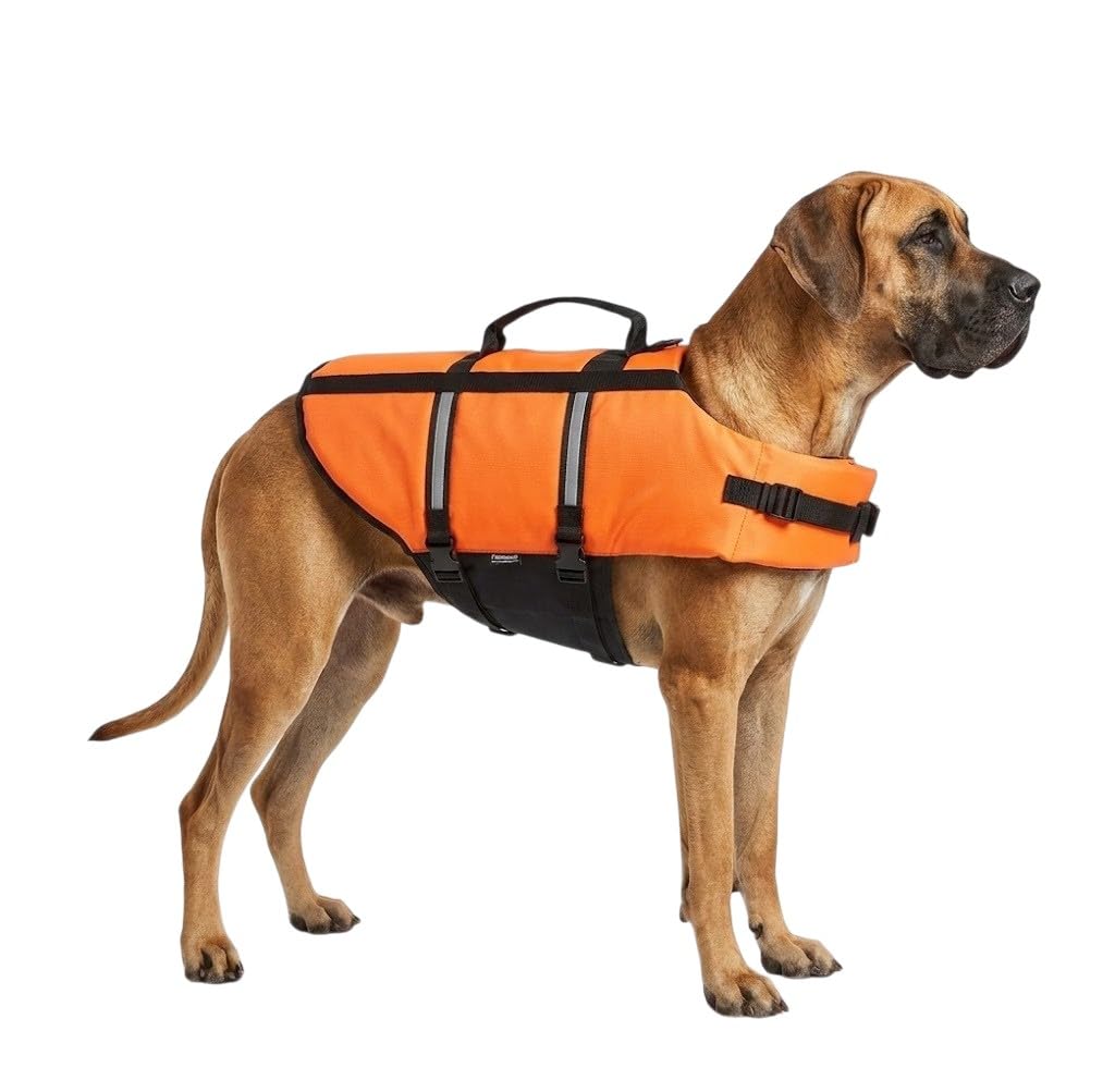 Gilet de Sauvetage pour Chien Marinus Orange Fluo XL