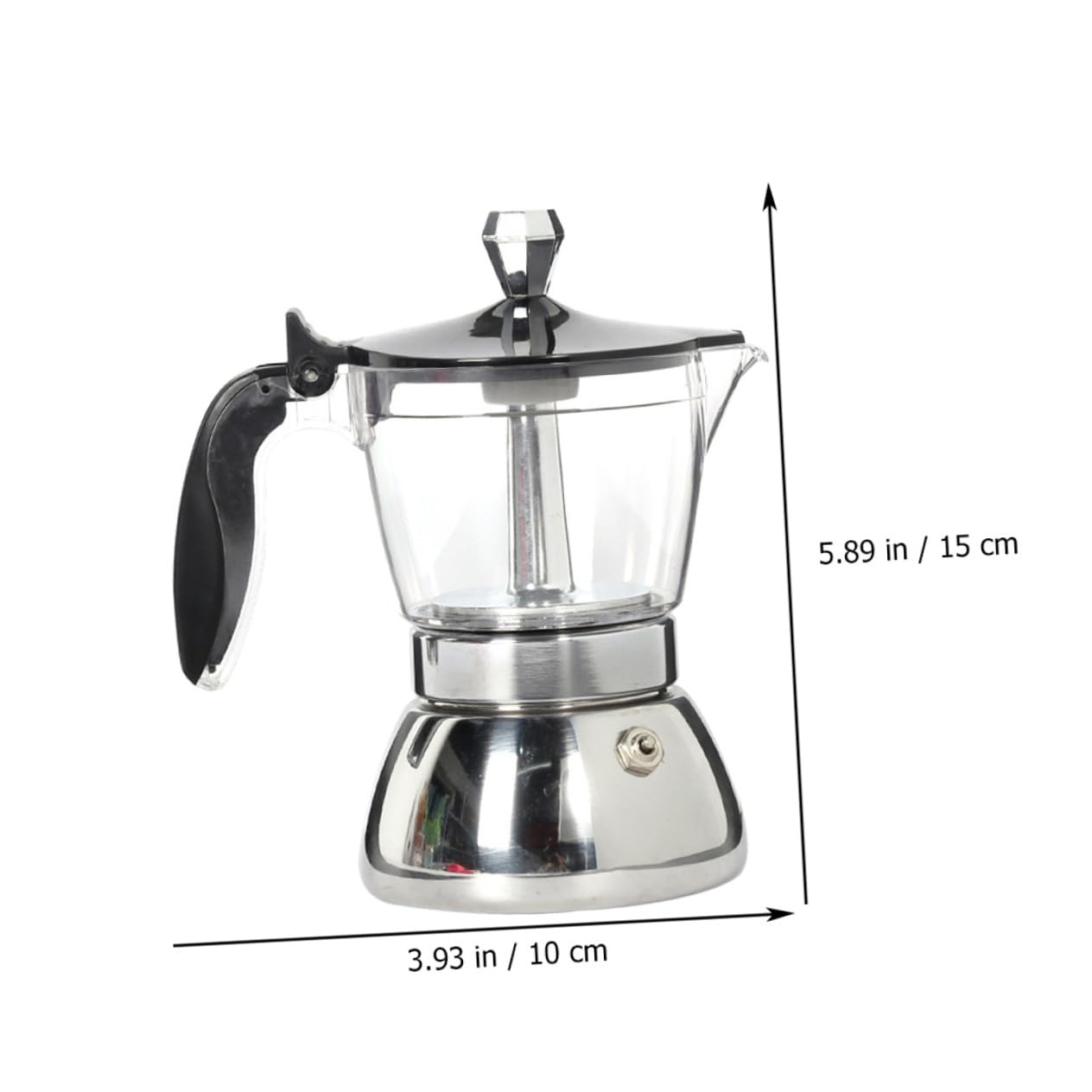ULTECHNOVO Cafetera De Acero Inoxidable Cafetera Para Preparación Manual Para Uso Casa Para Café