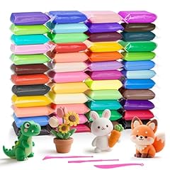 48 Colori Pasta Modellabile Bambini, Plastilina per Bambini, Air Dry Clay, Fommy Modellabile, Argilla da Modellare, Regalo Creativo per Bambini 3-12 Anni.