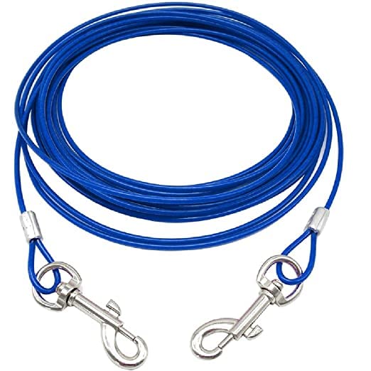 Woofy Heavyweight Tie-Out Cable, 15 feet (Blue) (B09Z9M1M51) Amazon Price History, Amazon Price Tracker