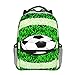 AIKORSCU Schulrucksack Mädchen Jungen Kinder, Schultasche Schulrucksäcke Rucksäcke Schultaschen Backpack Gras Fußballplatz