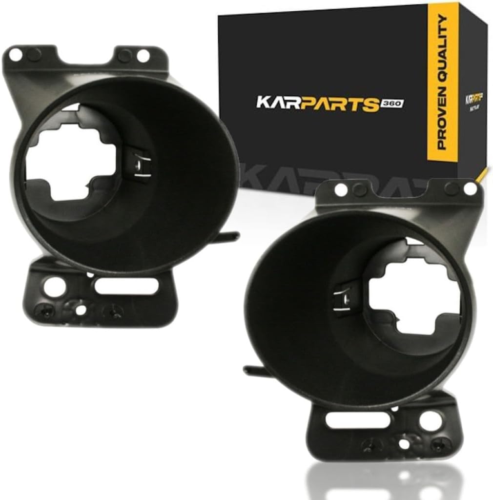 For Ford F-150 Pair Fog Lights Housing 2005 06 07 2008 Driver and Passenger Side Assembly Unit From 8-9-05 FO2600101 FO2601101 | replaces 6L3Z 15266BA 6L3Z 15266AA