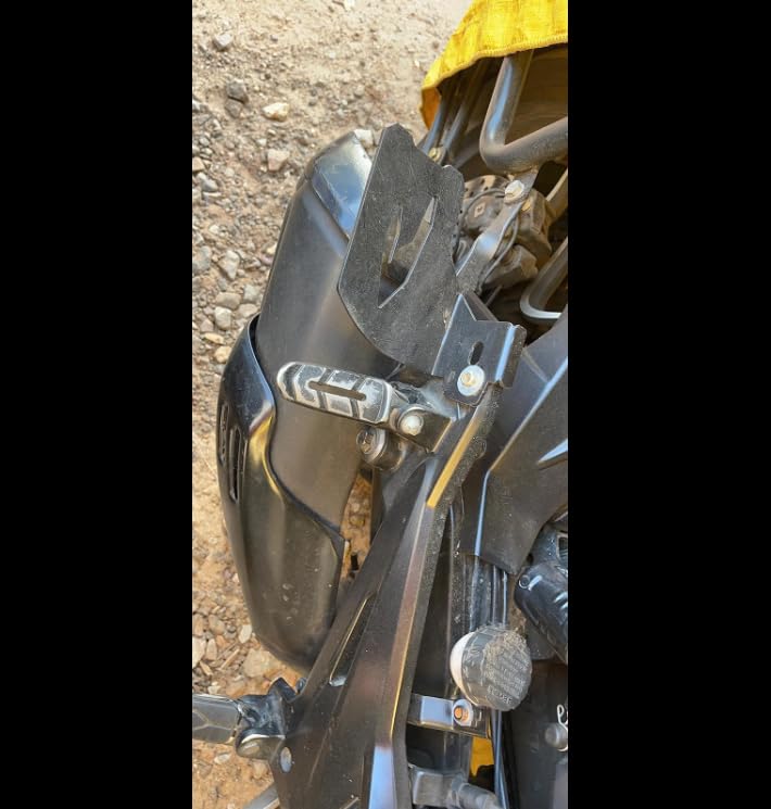 Image of SGTB Both Side Foot Rest for Pillion Rider Compatible with Bajaj Dominar 400 250 Motorbike