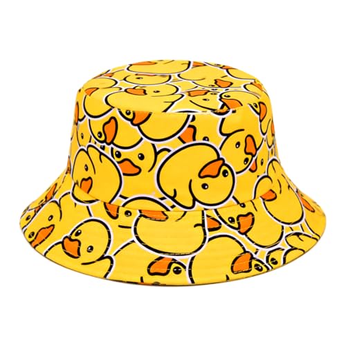 O-Kinee Fischerhut Herren Sonnenhut Faltbar Damen Sommerhut Anglerhut Outdoor Bucket Hat für Urlaub Lustige Hut kopfbedeckung Accessoires für Karneval Fasching Party