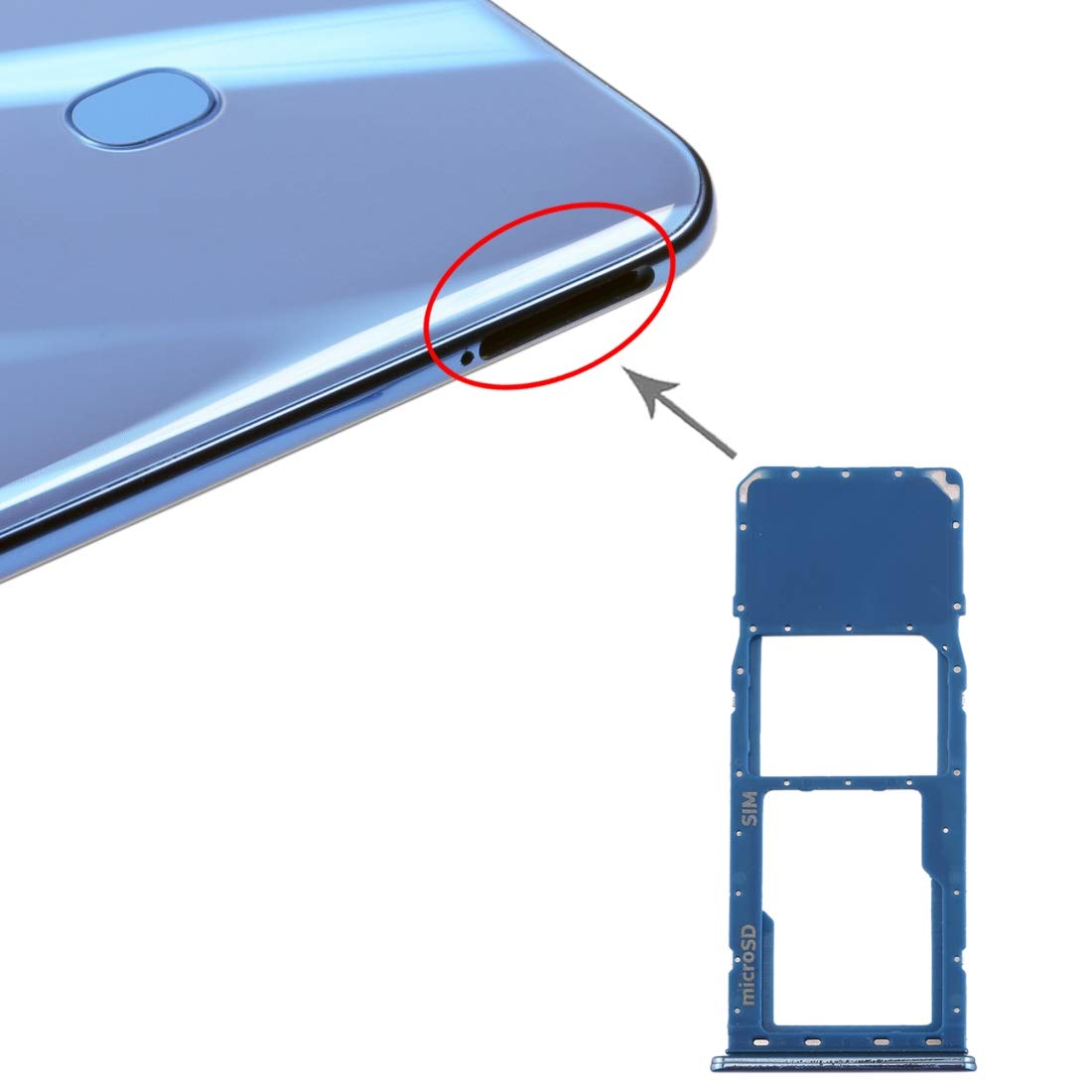 Galaxy A20 SIM フリー Amazon.com: for Galaxy A20 A30 A50 SIM Card Tray + Micro SD Card
