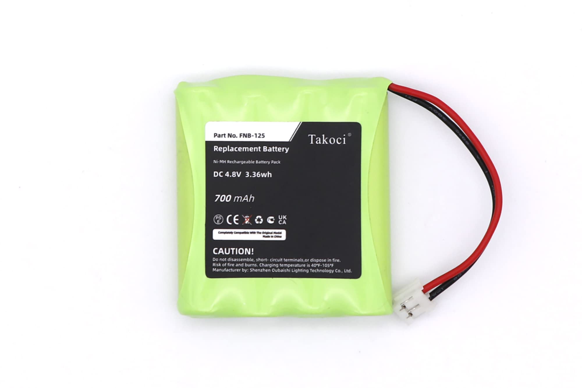 Replacement Battery for Standard Horizon HX100,fits Part Number FNB-125