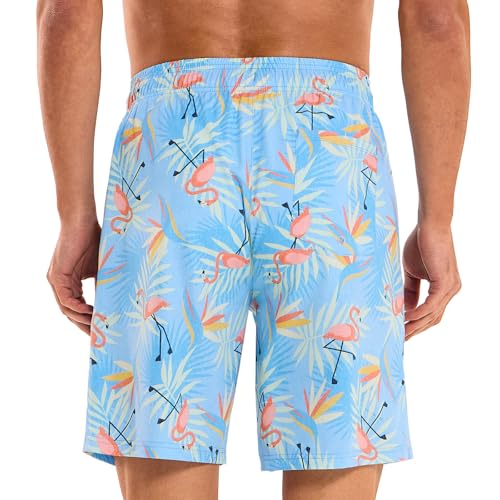 Image of HOdo Mens Swim Trunks with Mesh Liner 9 inch Quick Dry Swim Shorts Bathing Suits for Men Swimwear Board Shorts wiht Pockets
