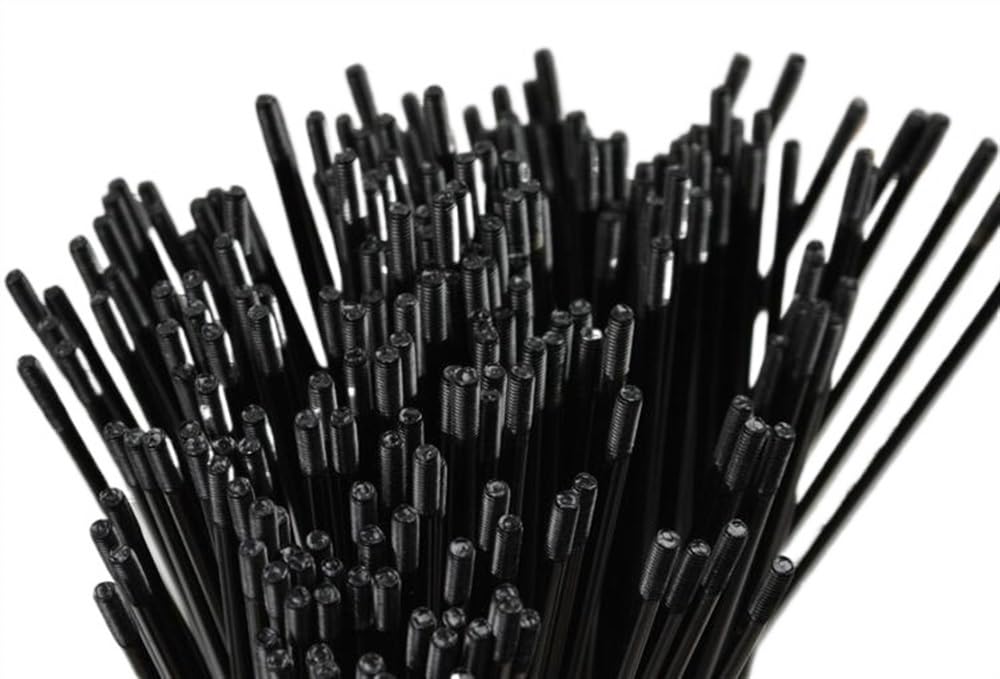 Elettrico Per Bicicletta 12G 45#Steel Raggi Calibro 2.5mm Lunghezza 117-256mm Raggi Acciaio con Dadi Corrispondenti Nipples