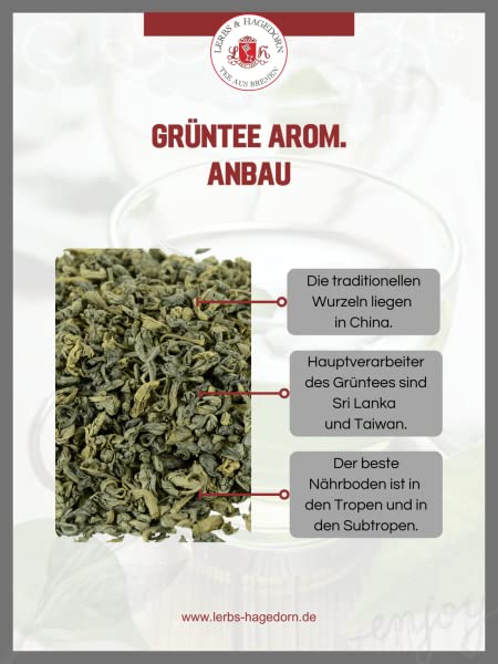 Gyokuro BIO Zitrone-Ingwer Premium 1kg aromatisierte Grünteemischung