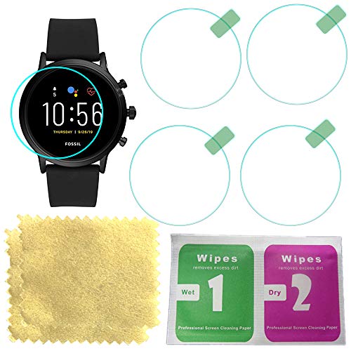 Octelect Protector de pantalla de vidrio templado para fósil smartwatch Fossil smartwatch Gen 5 (4 pezzi) Cover