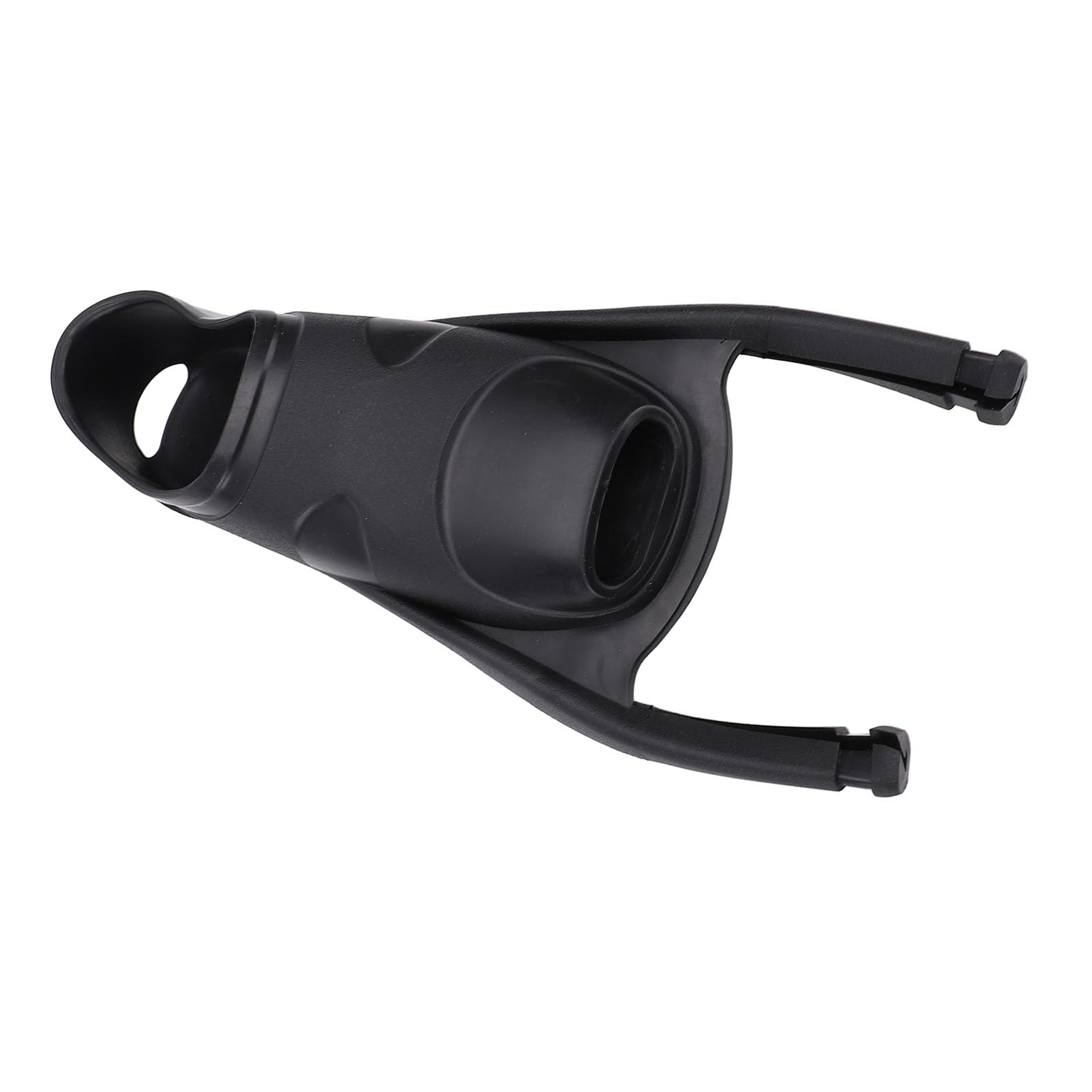 Pinne da apnea ad alte prestazioni in TPR, con lama lunga, copripiedi per immersioni subacquee, snorkeling e nuoto professionale, colore nero, 1 pezzo. (L(43-44))