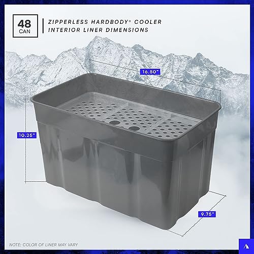 Image of Titan by Arctic Zone Deep Freeze Cooler - Zipperless Hardbody Cooler - Deep Freeze Insulation, HardBody Liner, and SmartShelf