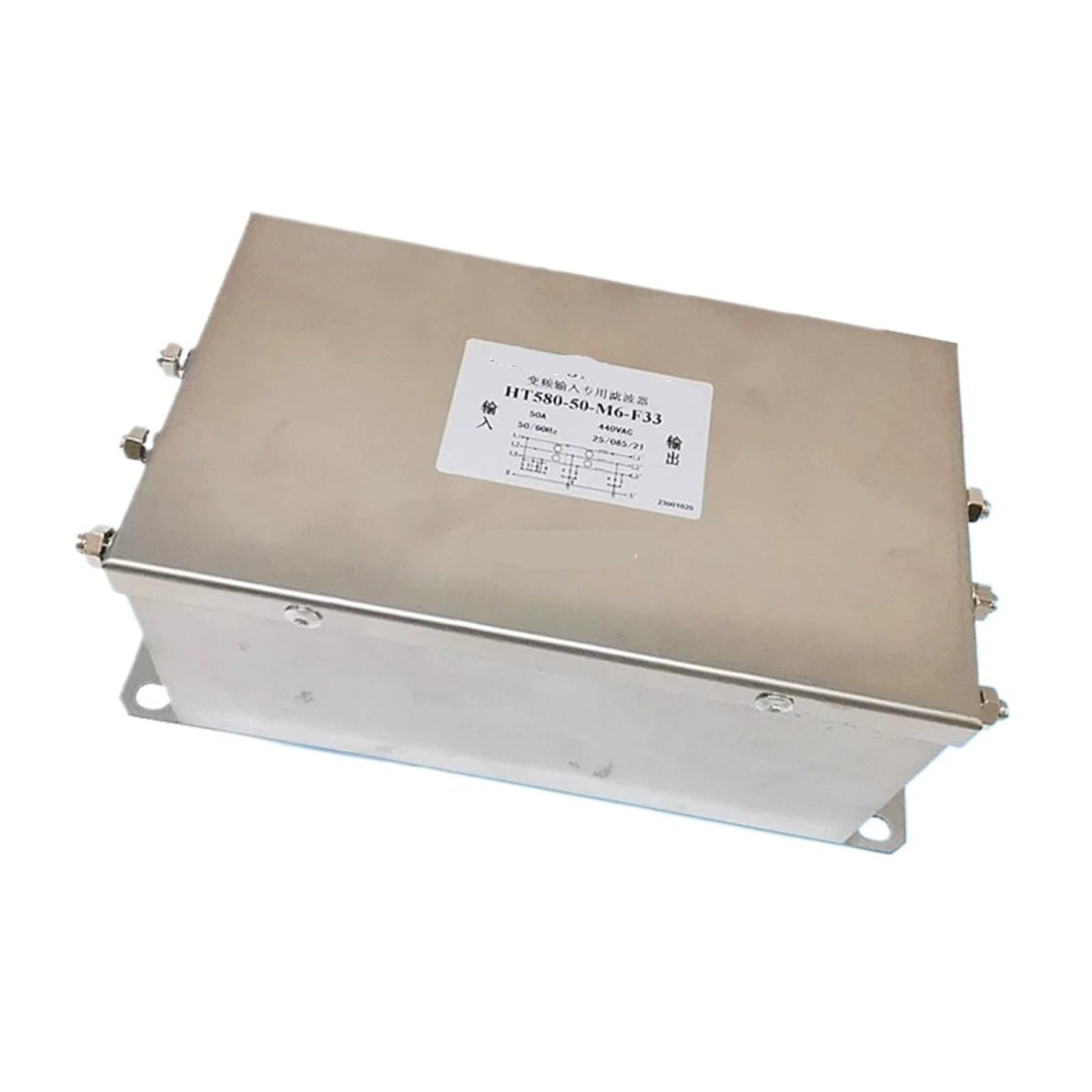Filtre d'inverseur triphasé HT580-50-M6-F33 stabilisateur de tension ascenseur