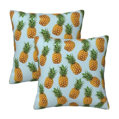 RRhgipp Ananas Housses de coussin décoratives pour canapé, lit, canapé, décoration d'intérieur, cadeaux d'été