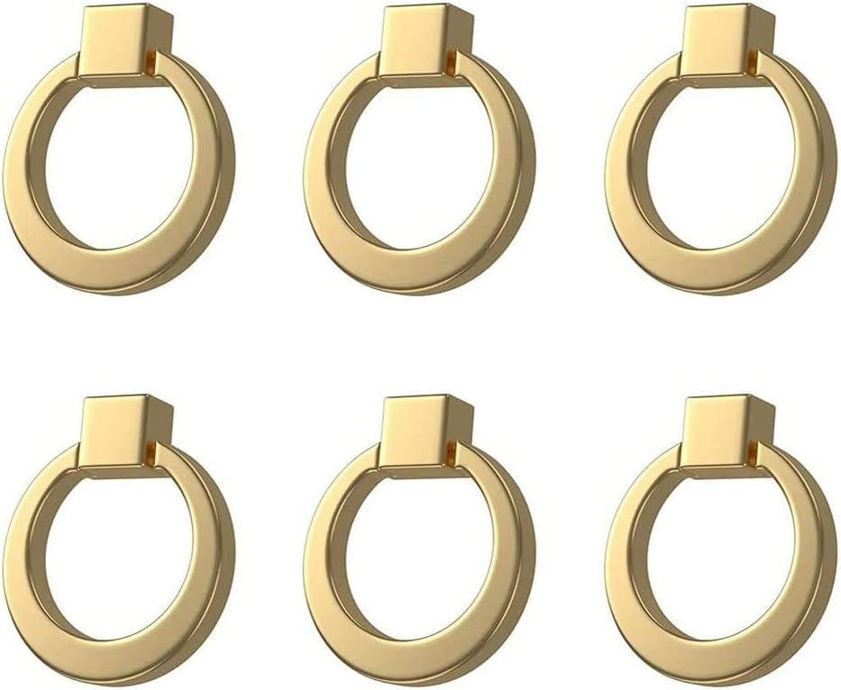 AYF 6 Pcs Zinc Alloy Cabinet Door Drawer Knobs Cupboard Closet Door knobs Pull knobs for Kitchen Drawer Bedroom Furniture