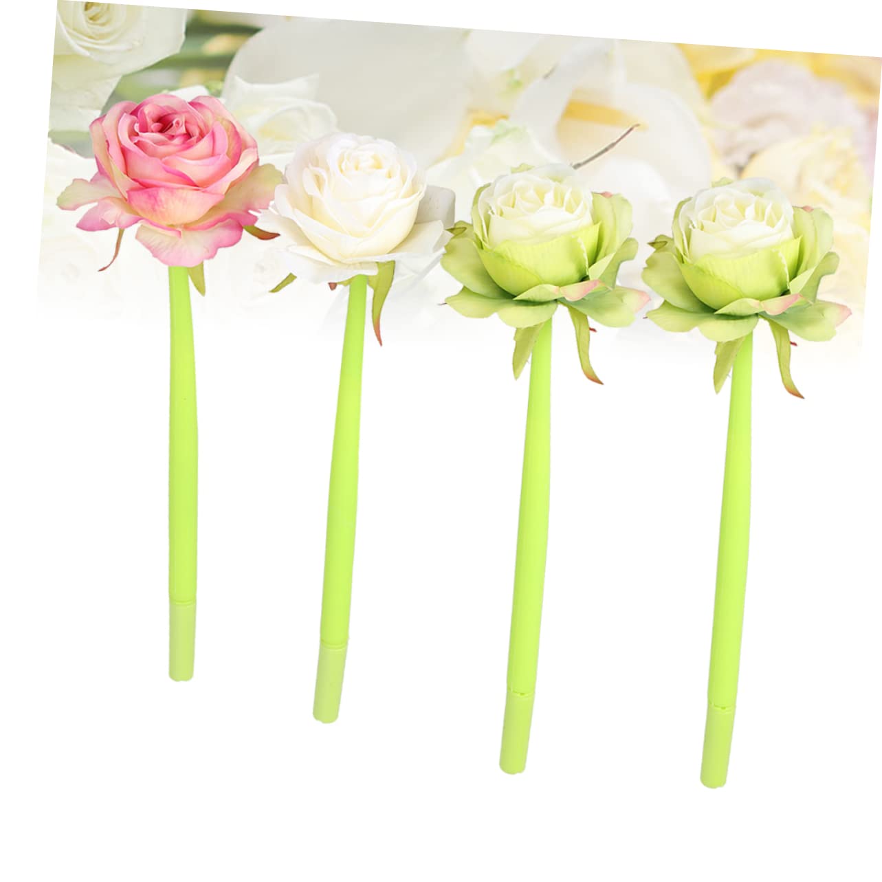 VILLCASE 3 Set Di Penne Gel Penne A Inchiostro Gel Bellissimi Articoli Di Cancelleria Per Donne Studenti Ufficio Casa 4 Pezzi*3