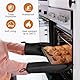 AUAUY Ofenhandschuhe Set, 1 Paar Silikon Ofenhandschuhe mit 2 Topflappen, Anti-Rutsch Kochhandschuhe, Hitzebeständige Topfhandschuhe, Backofen Handschuhe für Küche Kochen Backen Grillen BBQ