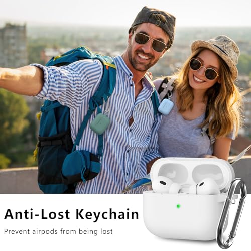 Image of Ljusmicker for AirPods Pro Case Cover with Cleaner Kit,White
