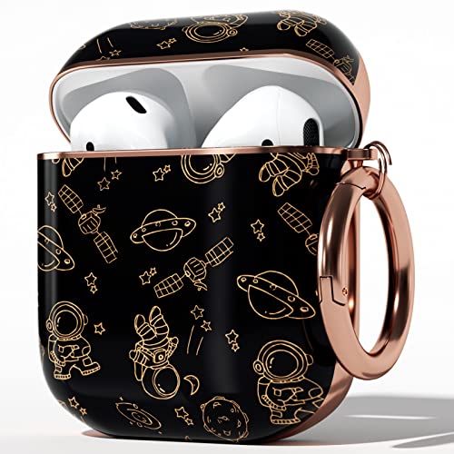 Cute Cow Airpods Case Cover,Soft Tpu Airpods Case 2&1 Shockproof Silicone Waterproof Airpods Skin Cover Protective Case For Airpods 1St/2Nd Charging Case For Iphone Xr/7/7P/8/8P (Pink Flamingo) #TOP16