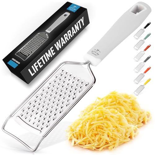 Zulay Kitchen Stainless Steel Handheld Grater