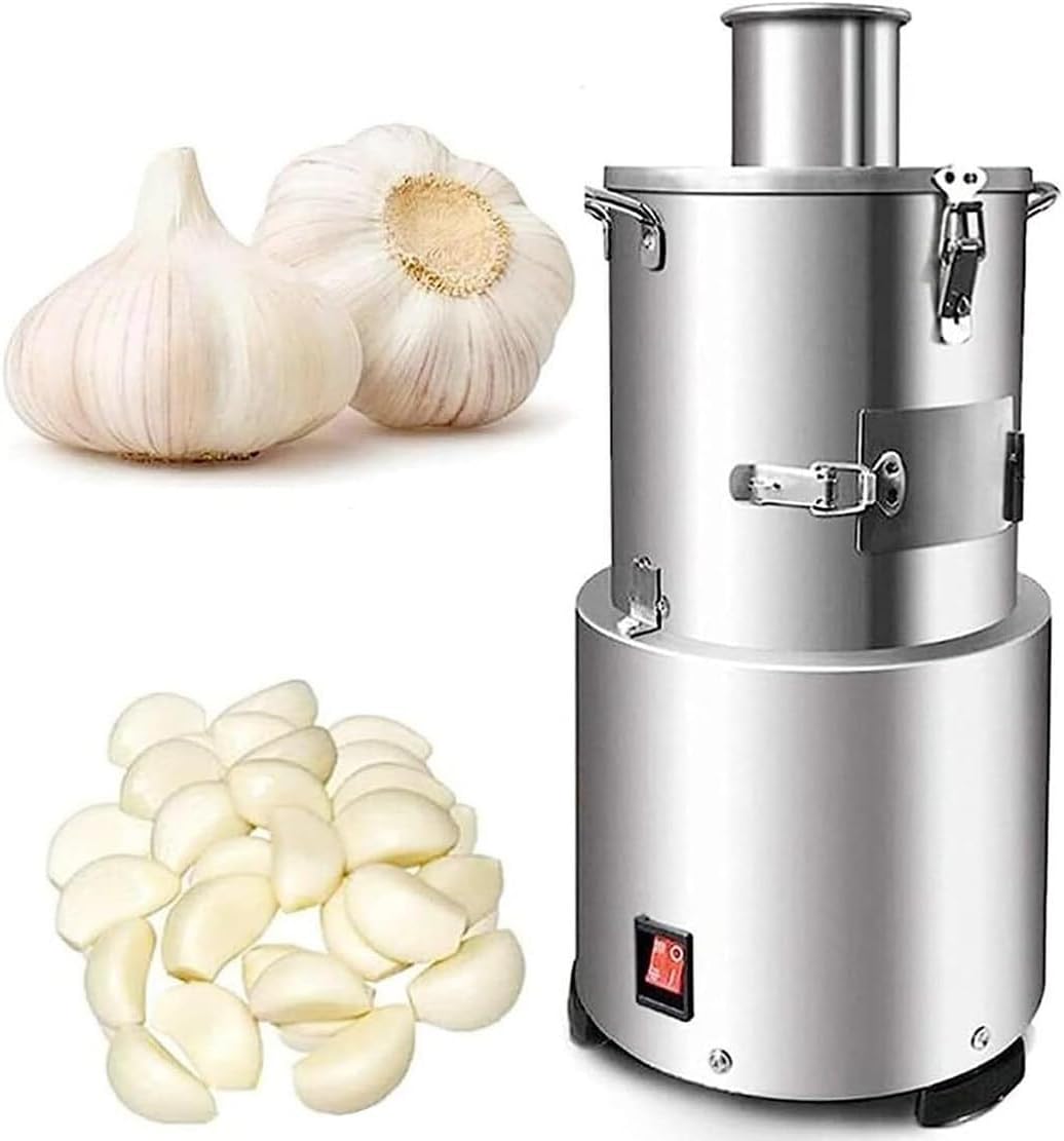 200W Commercial Electric Garlic Peeler, 30KG/H Garlic Peeling Machine Electric Garlic Separator, Kitchen Garlic Peel,