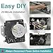 2-Year Warrant𝙮 W10185982 WPW10185982 Dryer Timer for Whirlpool Maytag WED4815EW1 WED5100VQ1 WED4800BQ1 WGD4800XQ0 WED4810EW1 WED4800XQ0 Replace 418-618-20-B5 PS11749831230V 60Hz by Cenipar