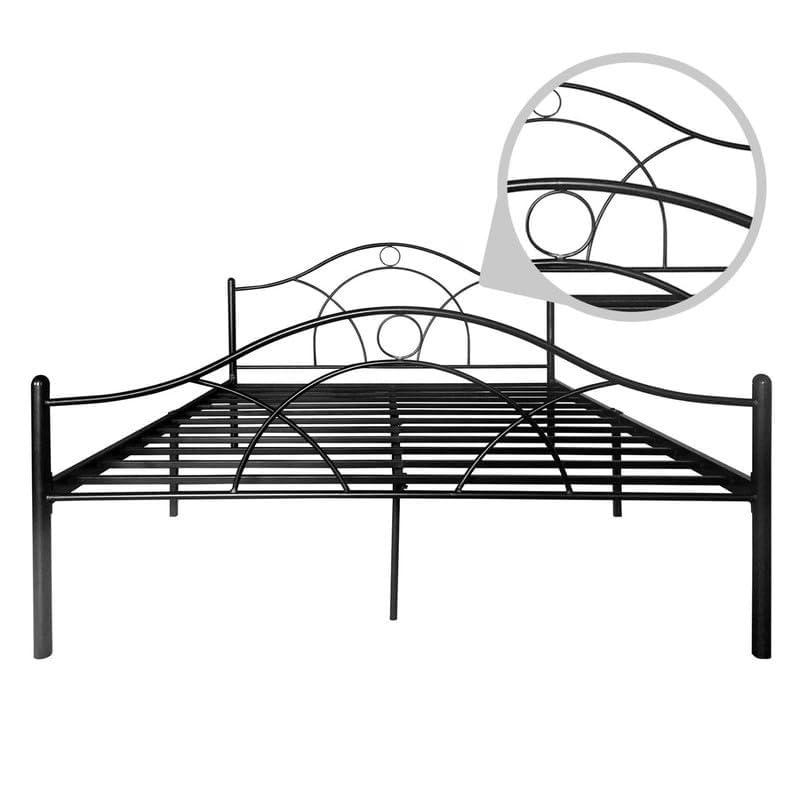 Image of Single Size Bed Without Mattress (Aiden) - Aiden, Metal Bed Frame, Durable & Stylish Palang for Bedroom, Easy Assembly, Space-Saving Solution, Perfect for Kids, Teens & Small Spaces