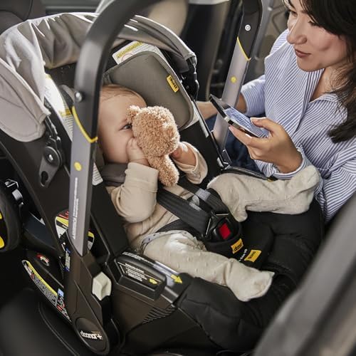 Doona Car Seat & Stroller, Black + SensAlert Child Car Seat Alert — view 7