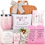 TUZELIYA Geburtstag Geschenke für Frauen - Personalisierte Geschenke für Beste Freundin - Korbgeschenke für Sie - Geburtstagsgeschenkideen für Freundin Mütter Kollegen Freunde Schwester Ehefrau Tante