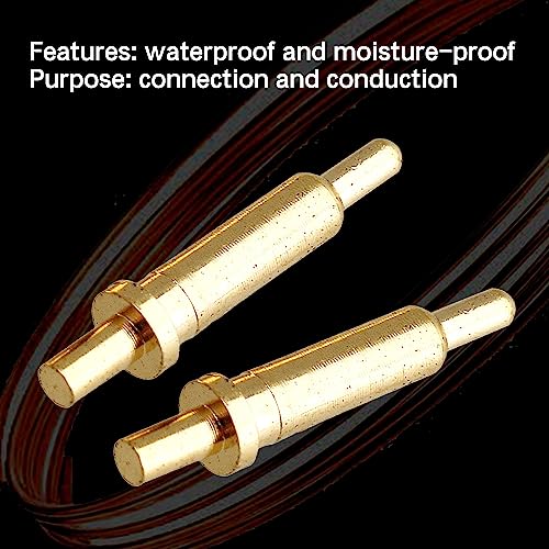 Image of 9.5mm Length 2mm Tube Length High Current Guide Pin Spring Loaded Probes Testing Probe Pogo Pin Thimble Pack of 100