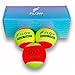 Flow Beach Tennis Beach Tennis Balls, Pack with 3 Balls, Low Compression, Sand Court Balls for Beach Tennis (3 Balls Pack)