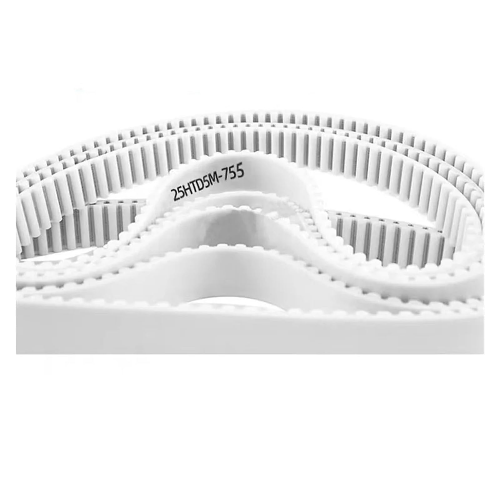 HTD5M PU pasek rozrządu 20/25mm szerokość biały poliuretanowy zębaty 590-795mm pętla zamknięta pas 1 szt(5M-720mm,25mm)