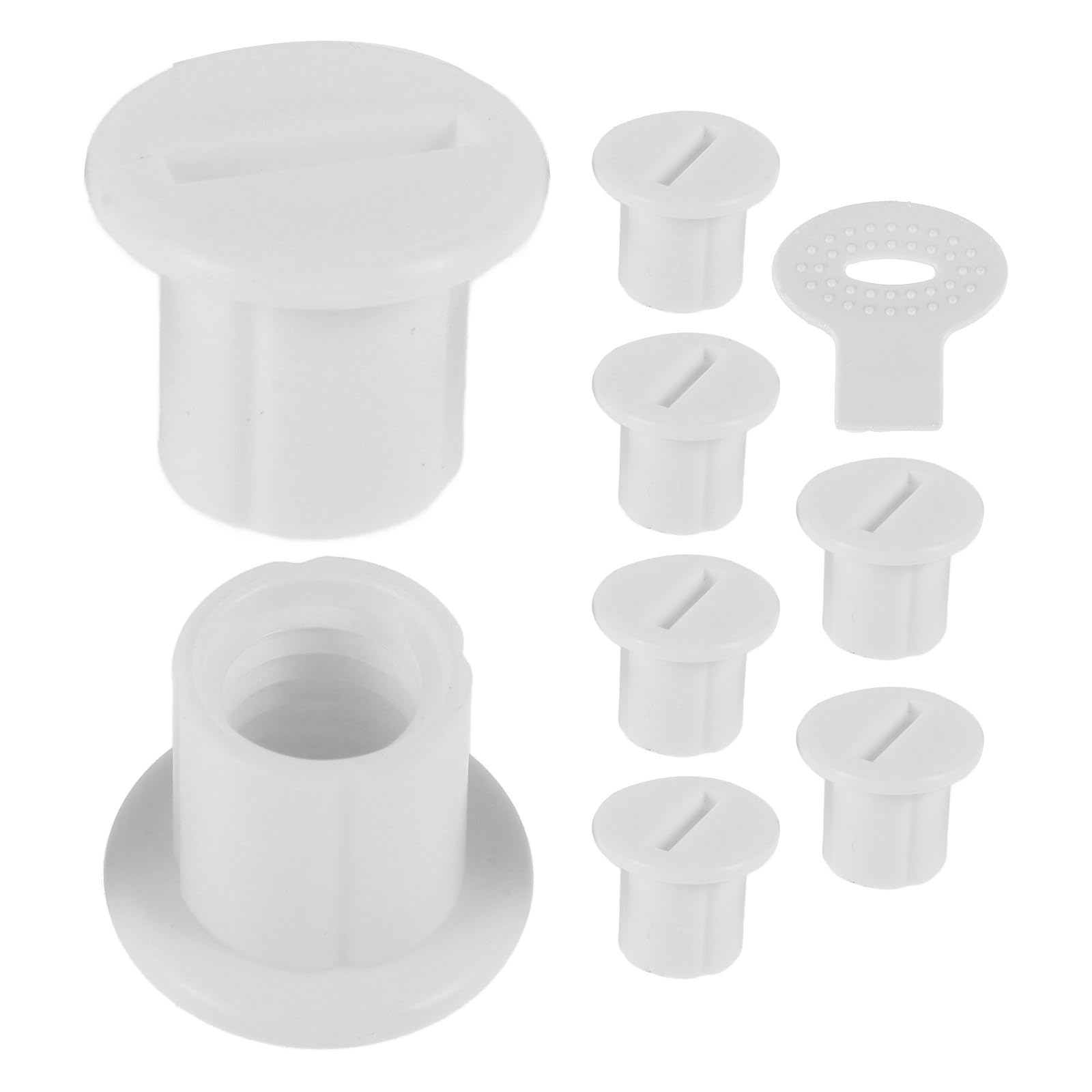 Kichvoe Training Toilet Ladder Screws Accessories with Plastic Material and High Hardness Simple Structure Design Suitable for Bathroom Use with Universal Toilet Parts
