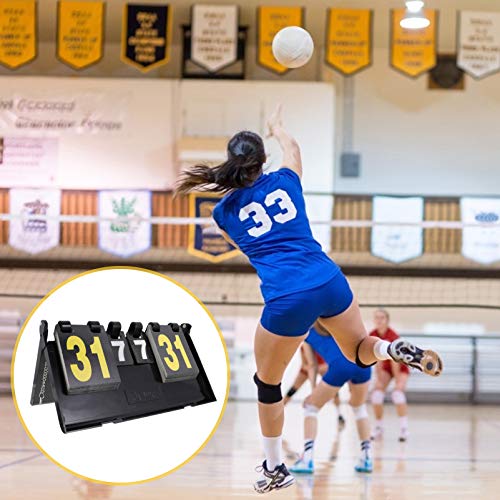FAVOMOTO Tabela de Pontuação Flip Indoor Outdoor Placar para Basquete Futebol Beisebol Vôlei Tênis T