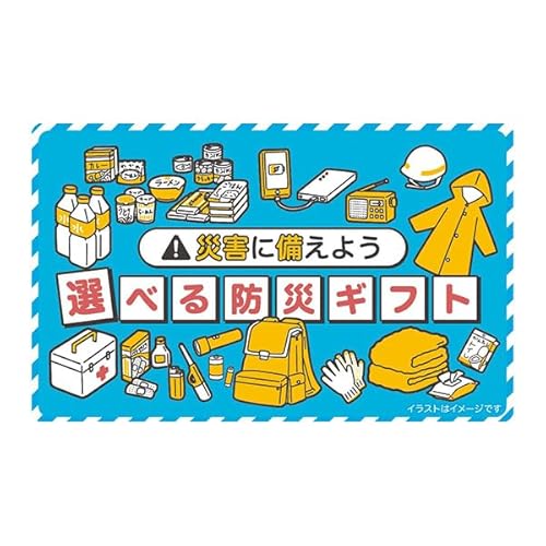 選べる防災ギフトカード 専用封筒・台紙セット